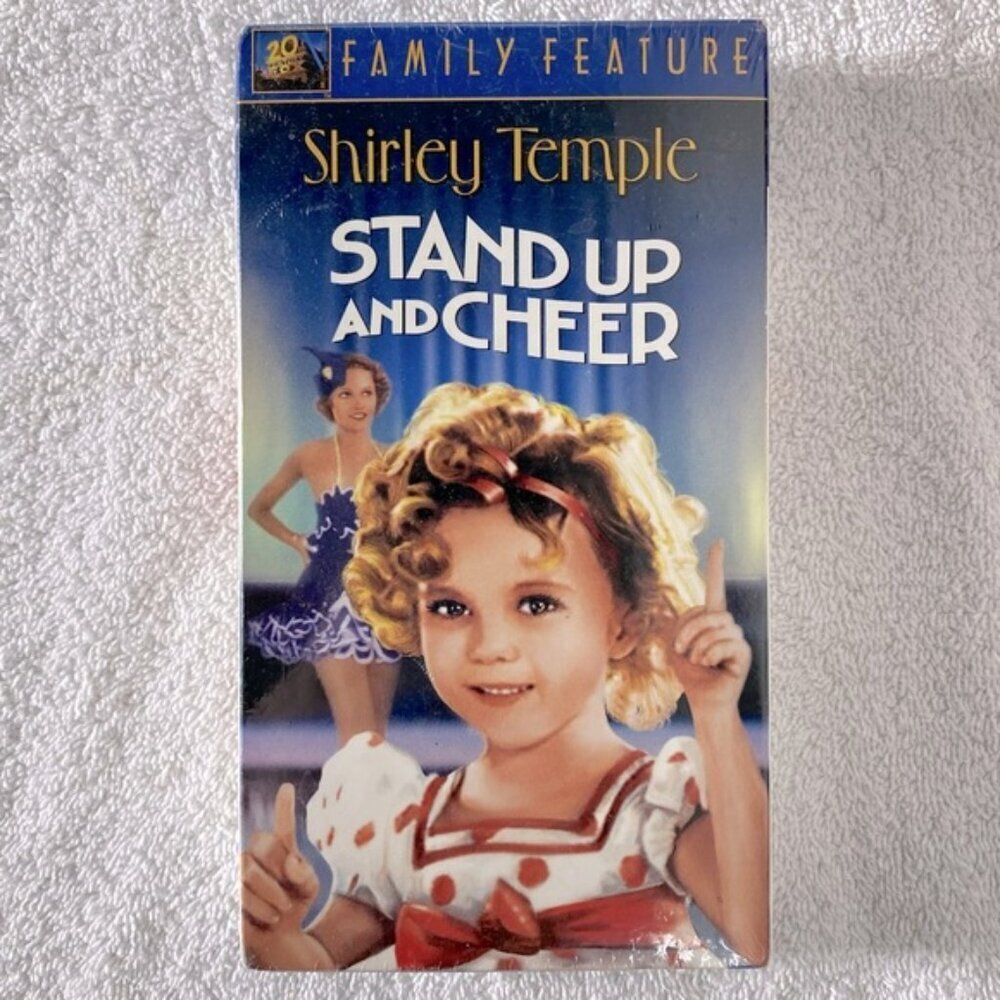 5/$35 Vintage 20th Century Fox Shirley Temple Stand Up And Cheer VHS Movie
